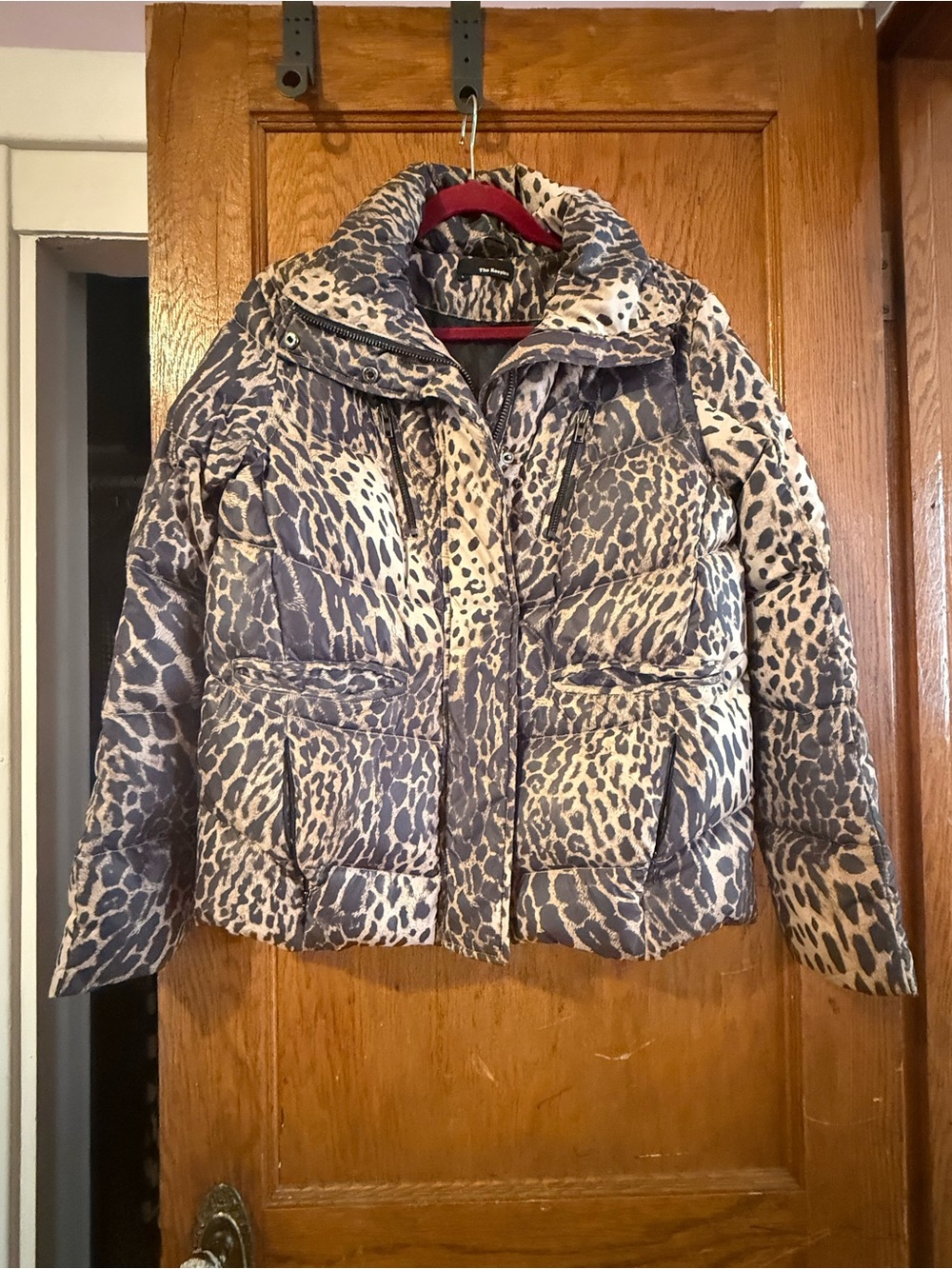 Leopard Print Puffer Jacket - The Kooples
